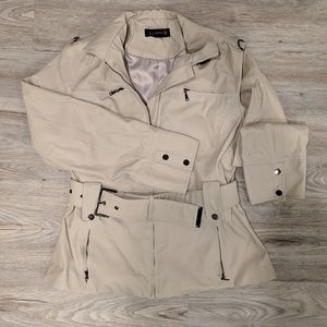 Zara Women - Cream Dress Coat